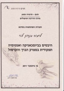 סדנת ברך וקרסול - היבטים בביומכניקה ואנטומיה