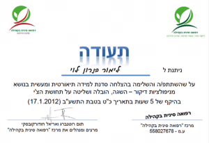 סדנת מניפולציה של צ'י להגברת אפקטיביות הדיקור