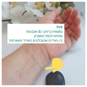 נקודת הדיקור PC6
